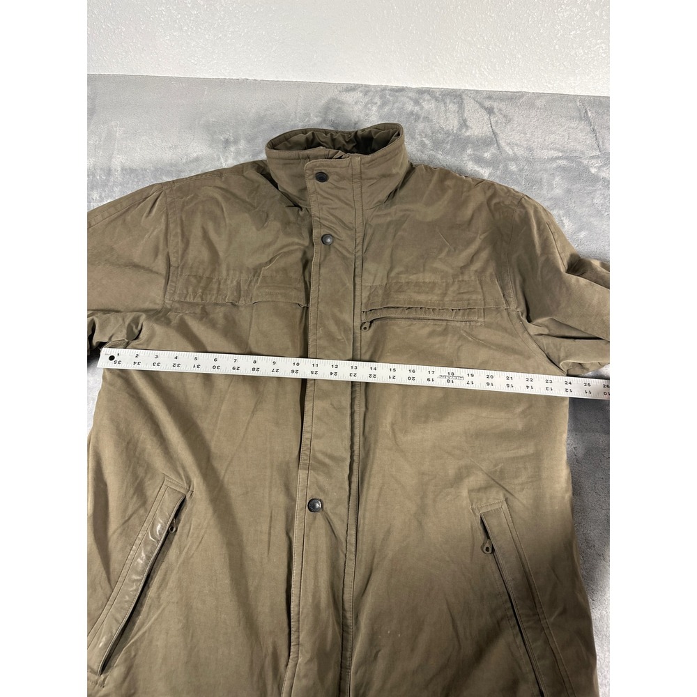 Cabelas Outfitter Series Mens Large Brown Sherpa Lined Field Jacket Work Coat - Picture 8 of 9
